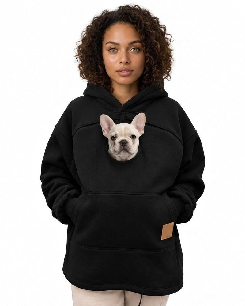 Hugpup™ | La sudadera con bolsillo para llevar a tu perro contigo