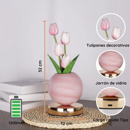 Lampara LED  Tulipanes