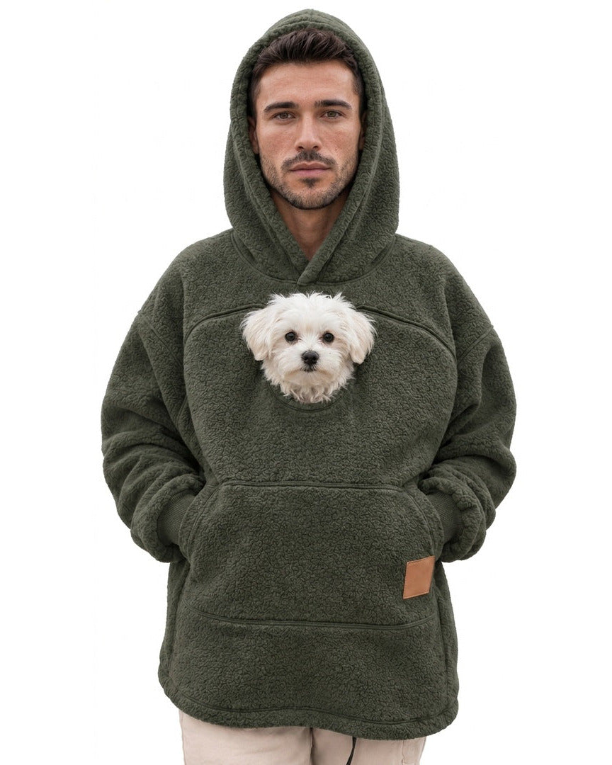 Hugpup™ | La sudadera con bolsillo para llevar a tu perro contigo