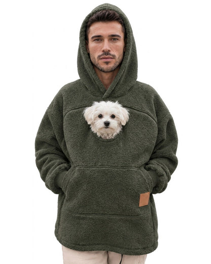 Hugpup™ | La sudadera con bolsillo para llevar a tu perro contigo